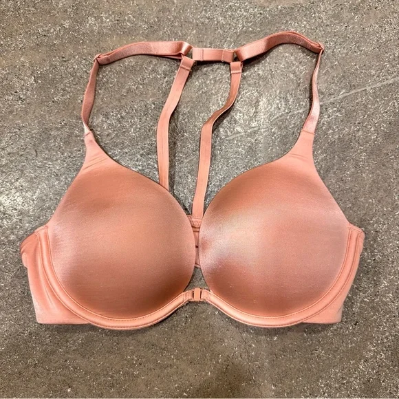 Victoria's Secret Very Sexy Plunge T-back Front Close Bra light pink - Picture 2 of 5